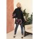 Female coat, size 46, black color