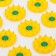 The Kuznetsova applicator, 70 spines, spantex, 23x32 cm, yellow.