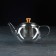 Glass teapot "Eple", 600 ml, with metal sieve