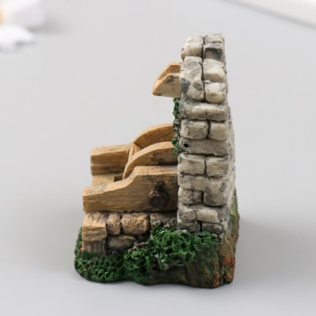 Figure for Florarium Polystone "Water Mill" 5.5x5x7.5 cm-1