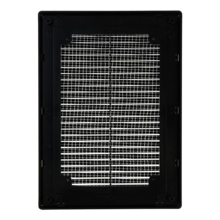 Ventilation grate "Vento" 1825VR, 180x250 mm, with a grid, detachable, black-2
