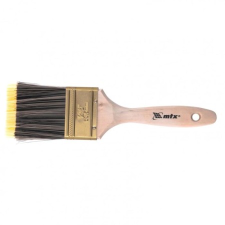 Brush flat MTX 83224, Golden, artificial bristles, wooden pen, 2.5 "