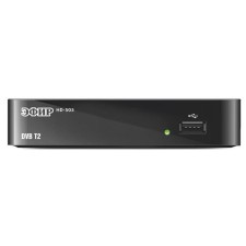 Digital TV prefix DVB-T2 signal Ether HD-505 black