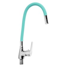 ACCOONA A4890K-5 kitchen mixer, single-leaf, flexible spout, 2 modes, green