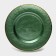 Glass Play of Emerald, D = 32.5 cm, green color with gold chasing