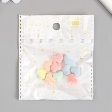 Busina for creativity velvet spraying "heart. Delicate shades" 0.8x1.2x0.9 cm-3