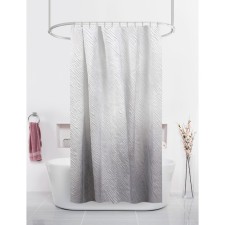 Bath curtain DASCH 180x180 cm, BT-829989, waves, gray