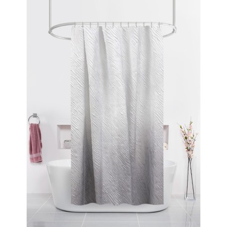 Bath curtain DASCH 180x180 cm, BT-829989, waves, gray