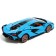 Metal machine, 1:24, inertial, doors, hood, trunk, blue color are opened