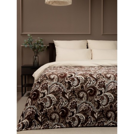 Texrepublic blanket, size 180x200 cm, beige color-3