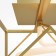 Ceiling lamp Maytoni Mod345CL-L9BS3K MEMBRANE, 260x260x300 mm, LED, 9W, 540LM, 3000K, Brass color