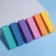 Batf sandpaper for nails, four -sided, 9 × 2.5 × 2.5 cm, color mix