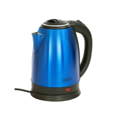 Electric kettle ECON ECO-1879 KE, 1500 W, stainless steel, 1.8 l, blue