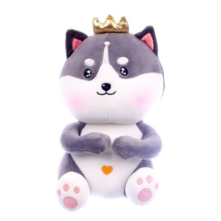 Мягкая игрушка «Хаски с короной»-3