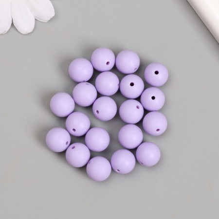 Beads for creativity plastic "Fial" matte d = 1.2 cm set 20 g-2