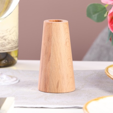 Candlestick, model No. 10, 5.6 x 10 cm, beech-1