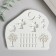 Mold Silicon "Star night with cats" 10 items 0.8x9x10 cm