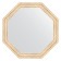 Mirror in the baguette frame, ivory 51 mm, 54x54 cm
