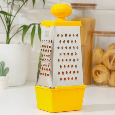 Terka Dolyana "Comfort", 4 faces, with a container of 450 ml, round handle, 28 × 12 × 9 cm, color mix