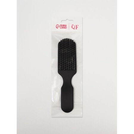 The comb wide for drying hair 18*4.5*2.2cm plastic black bag QF-5