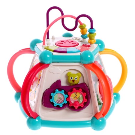 Developing toy "Logic Center", light and sound effects, works from batteries-3