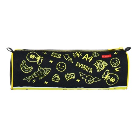 Penal-tubus soft 70 x 210 mm, Hatber "Vlad A4" Black/Yellow NPT42138-2