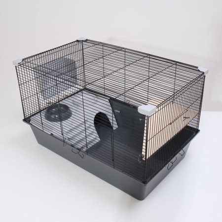 Cage for chinchillas "Pigger" No. 11, Folding, 80 x 50 x 46cm, gray-3