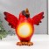 Souvenir Polystone "Red Bird" 18x10.5x19.5 cm