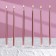 Candles in the cake "Royce", 6 pcs, high, 12.5 cm, pink metallic