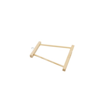 Bird swings in a cage wooden, medium, 14 x 0.8 x 15 cm