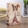 Safe Brush tree "Paris. Eiffel Tower. Butterflies" leatherette 17x11x5 cm