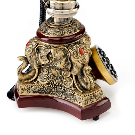 Retro-telephone "Elephant", 28 x 28 cm, bronze-4