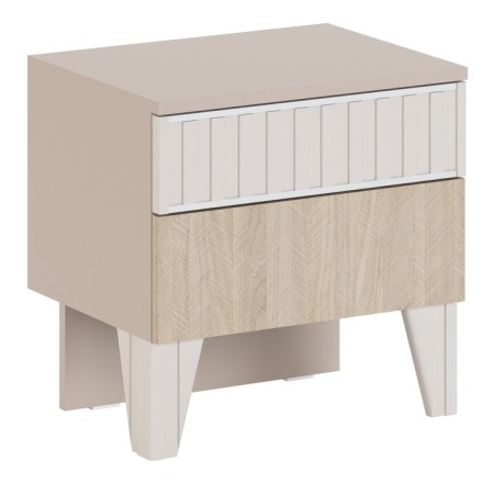 Covereign cabinet "Beatrice No. 3", 450 × 350 × 450 mm, Palermo color / software Latte / Prima Beige