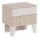 Covereign cabinet "Beatrice No. 3", 450 × 350 × 450 mm, Palermo color / software Latte / Prima Beige