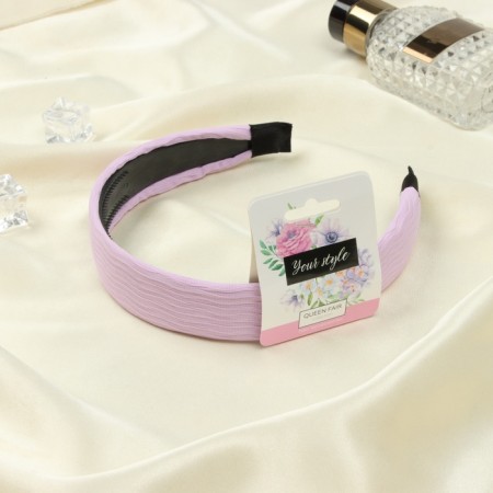 Hair rin "Jody" 2.5 cm, lilac-1