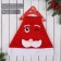 New Year's cap "Mischief" 28x34 cm, red