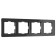 Frame W0042708, 4 Acrylic sockets, black