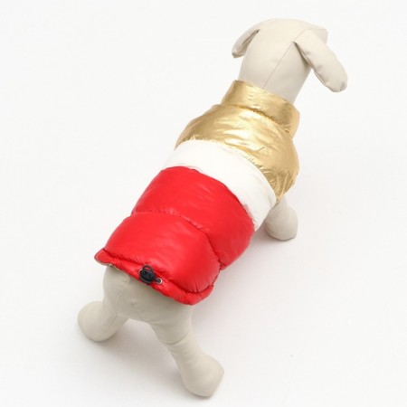 Jacket for dogs with weighting size 16 (DS 36, OG 46, Osh 35), gold-red-2