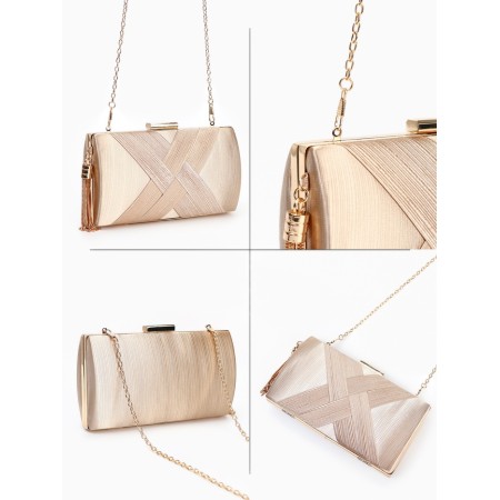 Clamp bag on the farmar, beige color-1