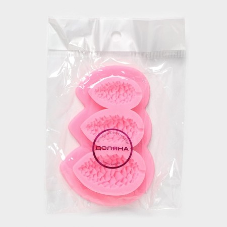 Silicone Mold "cones", 10.5 × 7 cm, pink color-6