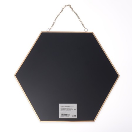 Wall mirror "elegant geometry", mirror surface 25 × 28 cm, golden color-3