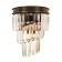 Lamp of the Citilux “Martin” CL332431, 25x32 cm, 3x60W, E14, Black Color