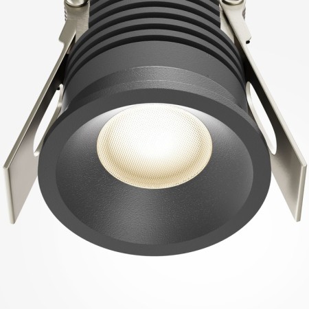 Built-in lamp Technical DL059-7W3K-B Mini, 39x39x51 mm, LED, 7W, 590LM, 3000K, black color black-1