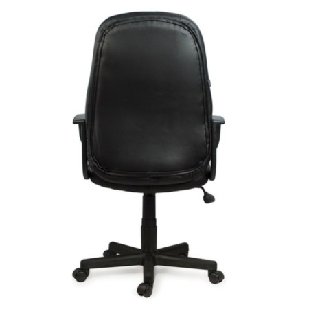 Office armchair Brabix City EX-512, black leatherette, black fabric-4