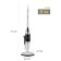 Vacuum cleaner Pioneer VC465S 3B1, vertical, steam, 1500W, black and white color