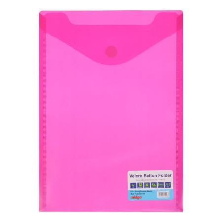 Folder on the button (Velcro) A4, vertical, mix-1