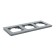 3-seater frame, glass, Catherine series, GFR00-7003-06, graphite
