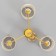 Chandelier 1092/3GD 40W E27 gold 60x60x36-76 cm Bayerlux