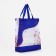 Household bag without fastening, blue color