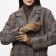 Gloves are female, dimensionless, without insulation, beige color